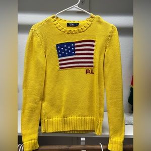Ralph Lauren American Flag Knit Sweater